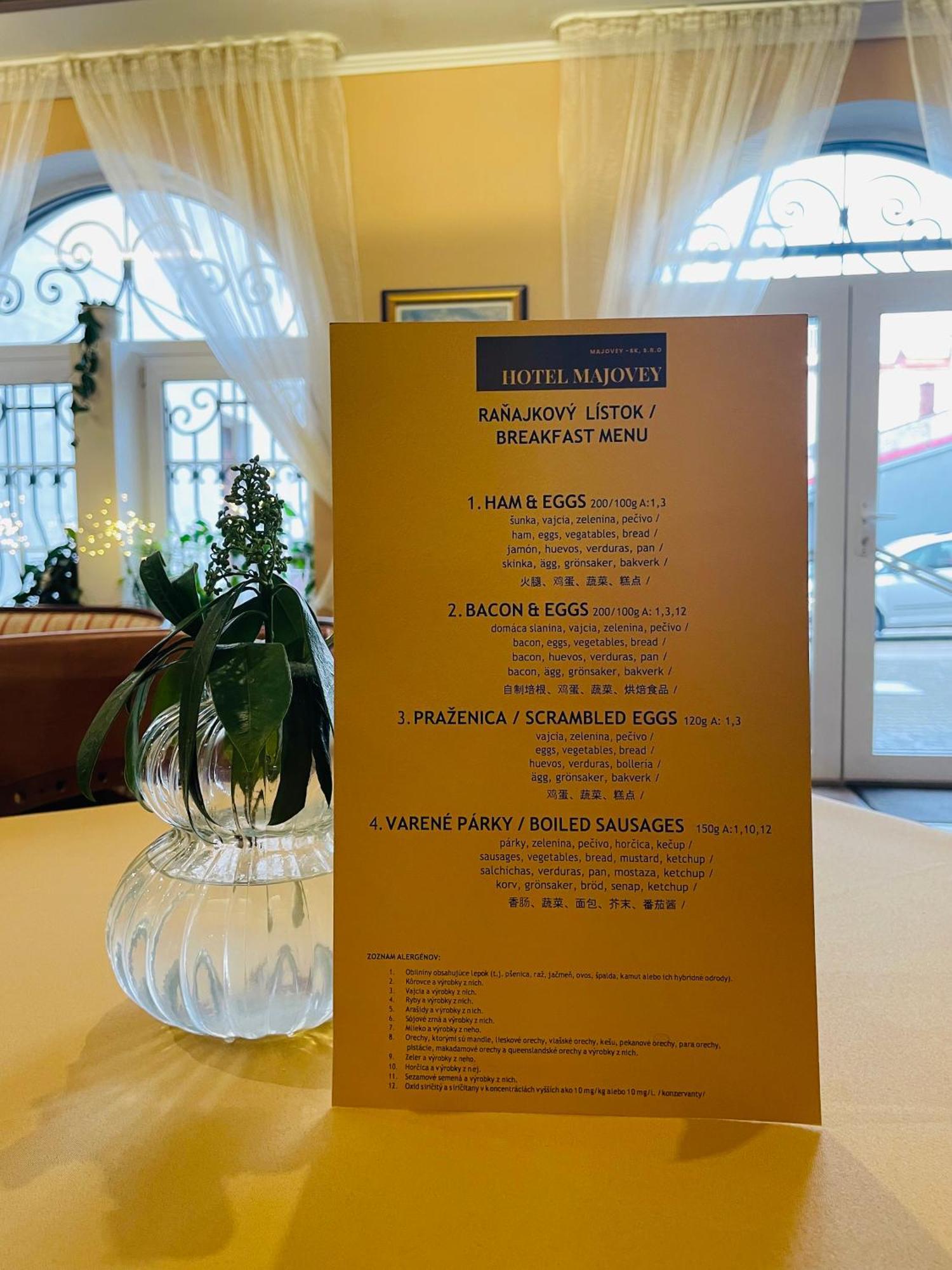 Hotel Majovey Zsolna Kültér fotó